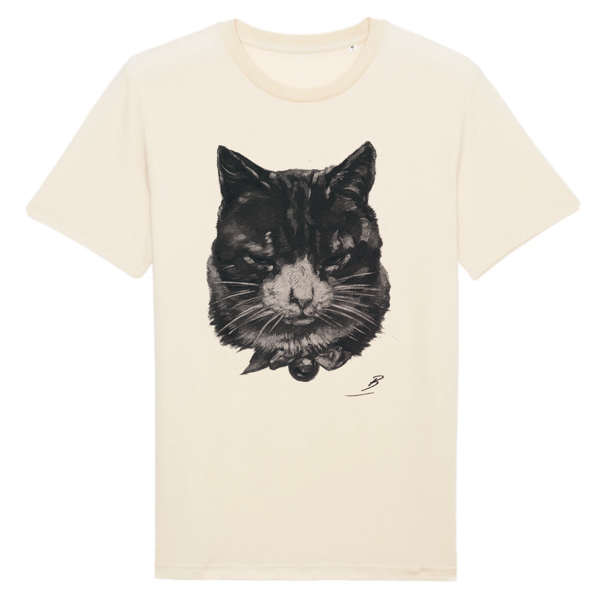 Tête de Chat by Félix Bracquemond, c.1870 - Organic Cotton T-Shirt